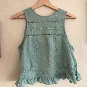 Free people open back tank